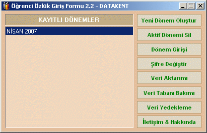 öğrenci aidat takip programı